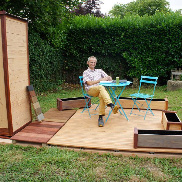 LE BOIS MON ABRI <br> Abri de jardin et terrasse<br>Rousseau Cyril